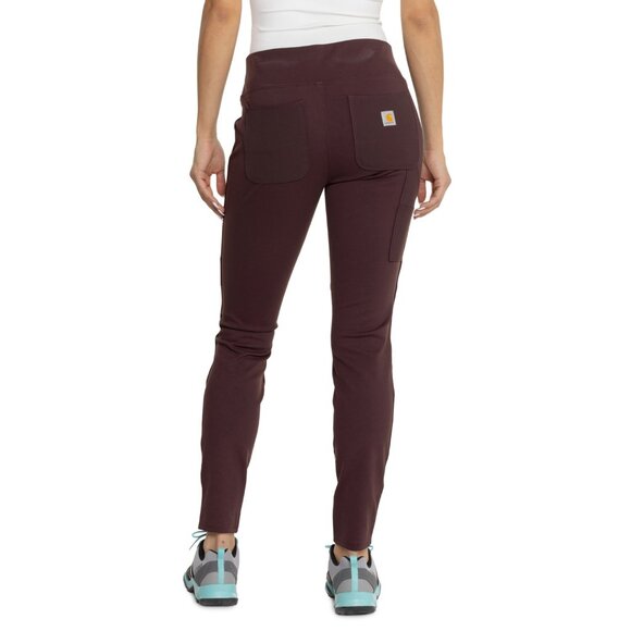 new Carhartt 102482 Force® Fitted Utility Leggings - Midweight in Blackberry - Picture 3 of 7